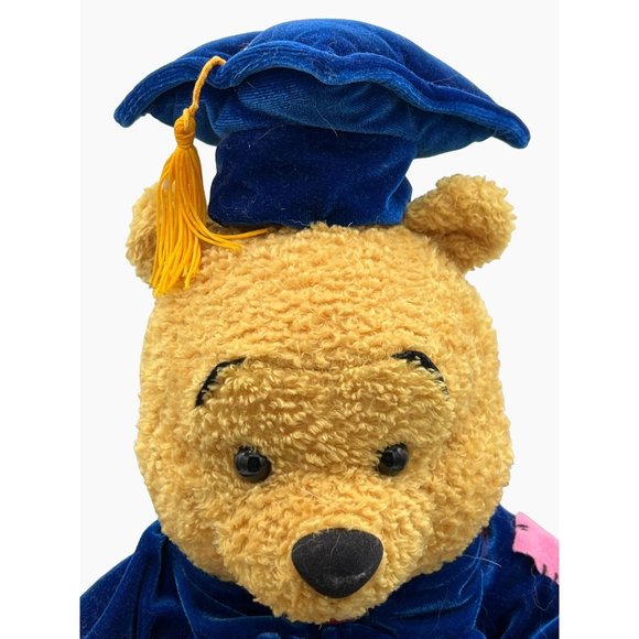 Walt Disney Winnie the Pooh 2001 Graduate Bear Soft Plush Toy Bear - Picture 3 of 16